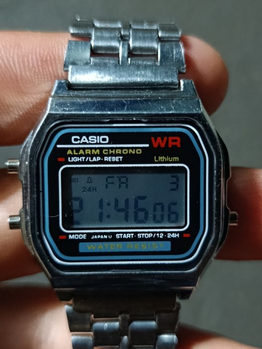 CASIO WR silver rang