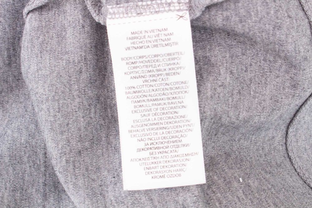 Polo Ralph Lauren оригинална дамска блуза с поло яка памук сива лого S