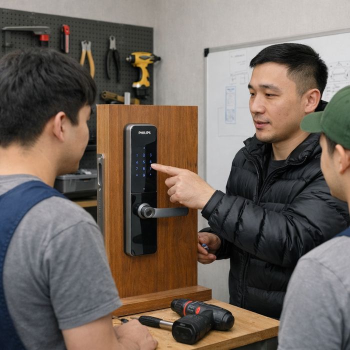 Обучение установке электронных замков