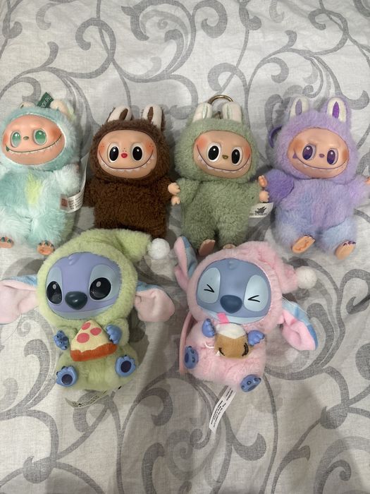 Лабубу и стич есть только те кто на фото не использованы