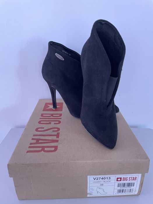 Botine cu toc BIG STAR