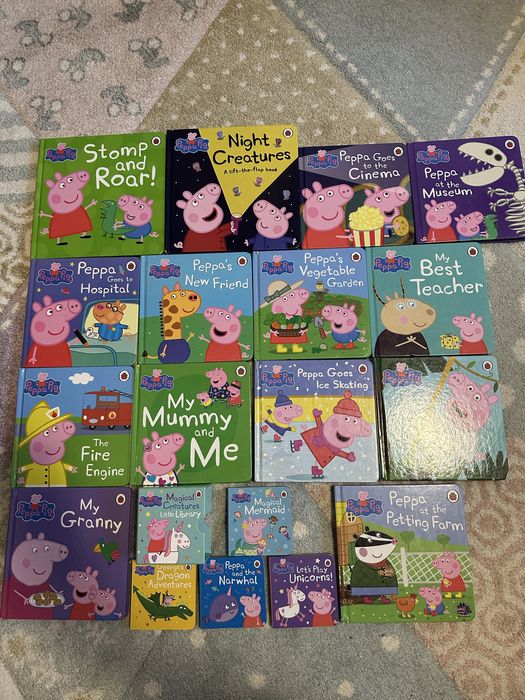 19 броя Английски книжки Peppa Pig