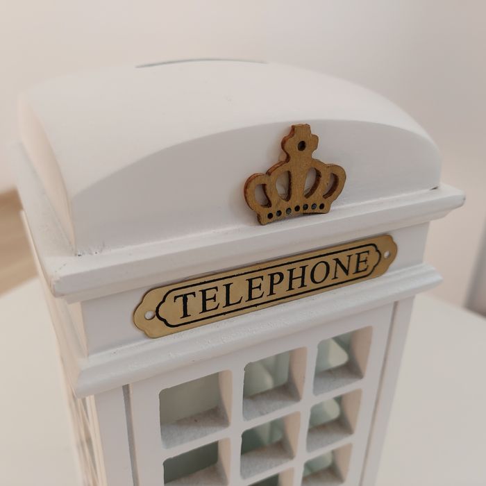 Pusculita lemn London Telephone Booth
