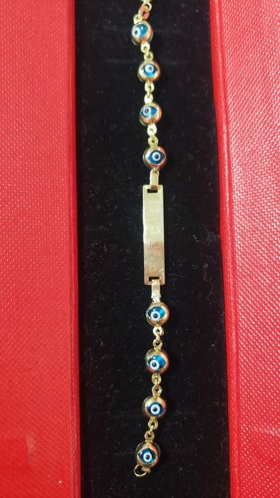 Детский золотой браслет.