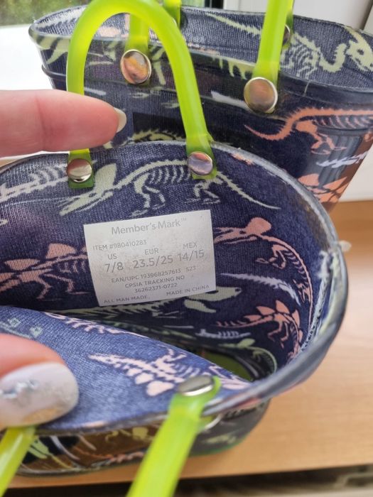 Cizmulite ploaie mărimea 23