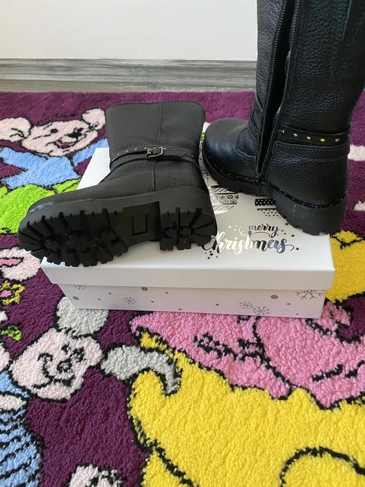 Cizmulițe piele naturală