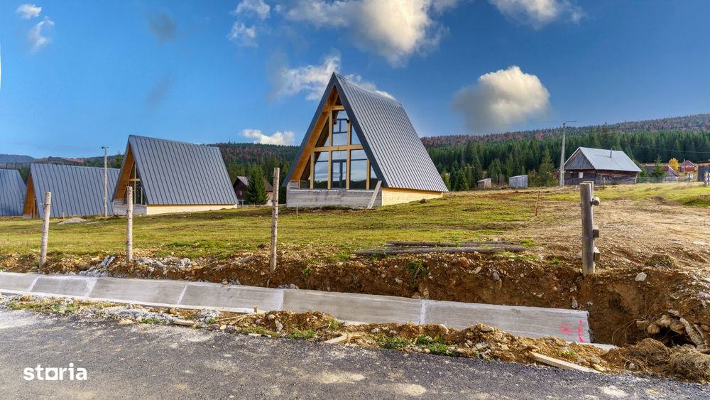 Mini resort A-Frame in Smida – 2 cabane pe 1400 mp, fara comision