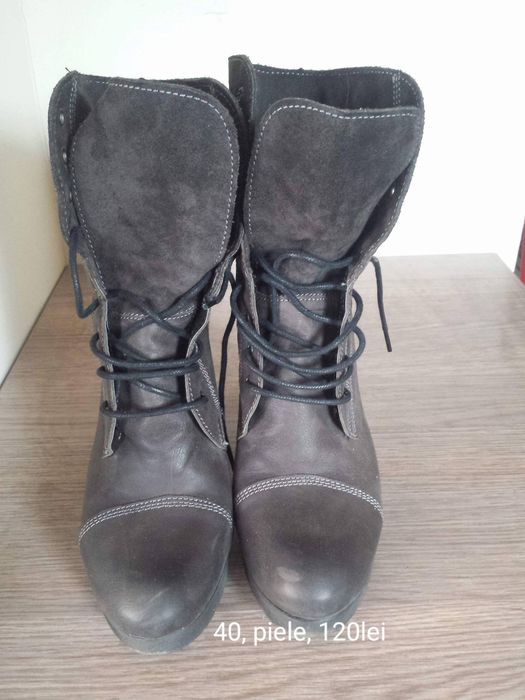 Ghete maro din piele