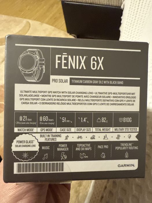 Ceas Garmin 6x pro solar 51 mmm