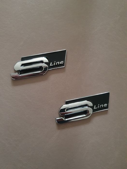 Метални емблеми S line и гумени подложки Audi