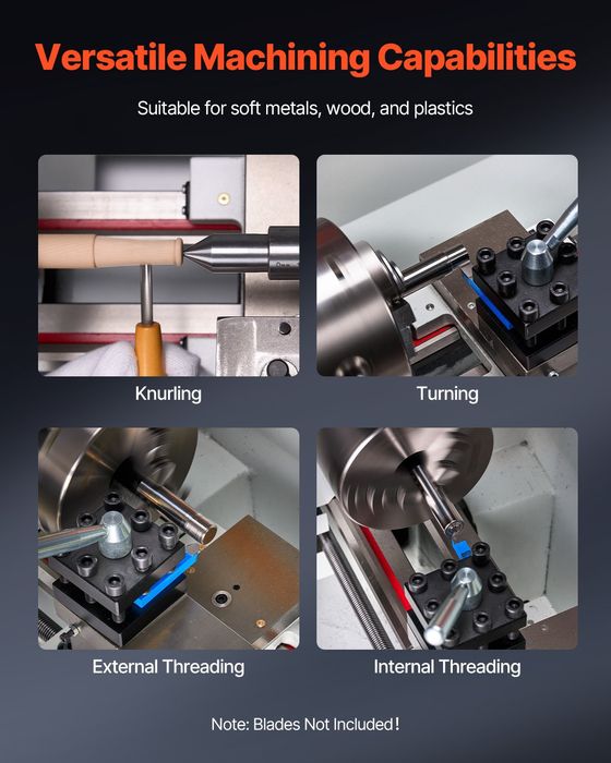 Strung metal automat 220x450mm 0-2500 RPM 1250W