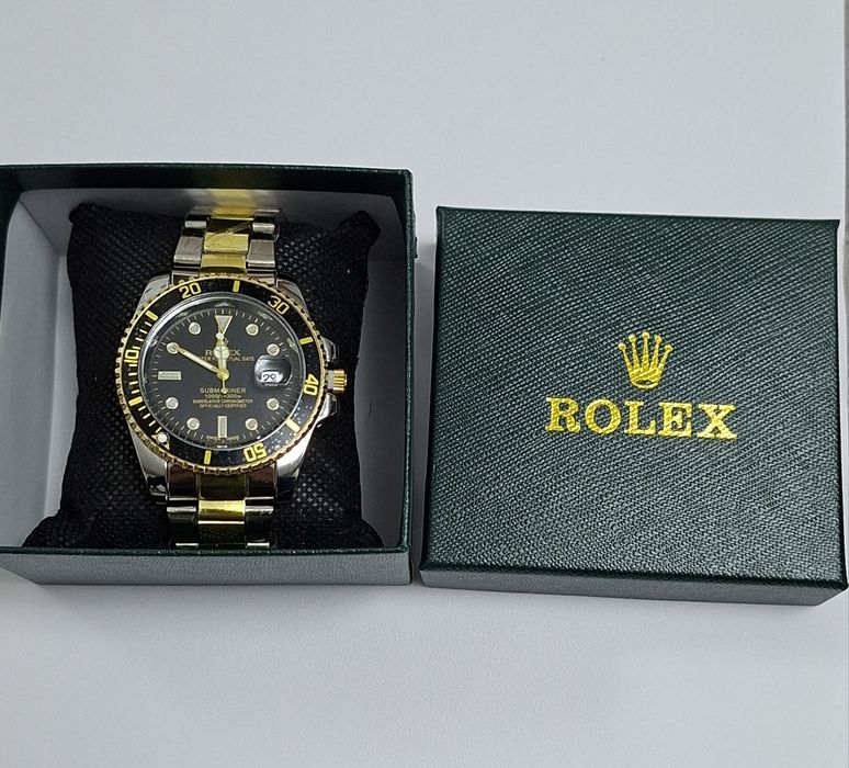 Ceas bărbătesc Golden Black  Submariner, quartz