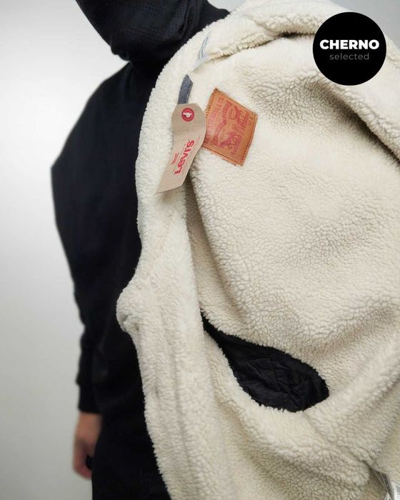 Дънково яке LEVI’S Sherpa Trucker Denim Jacket –  L – РЕЗЕРВИРАНО