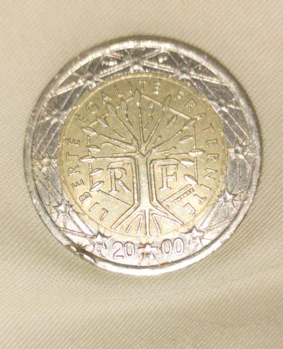 2 Euro, libertate, egalitate, fraternitate