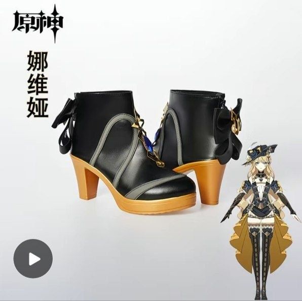 Косплей на навию геншин импакт