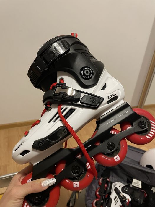 Role copii/adulti 36, cu cotiere genunchiere casca