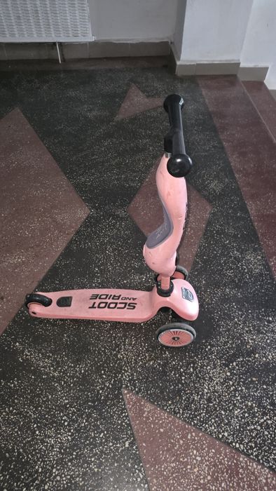 Trotinetă Scoot and Ride, 2 in 1, Roz