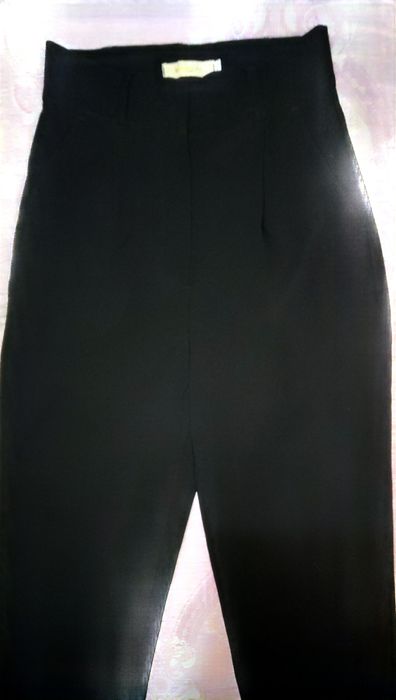 Штаны капри черный