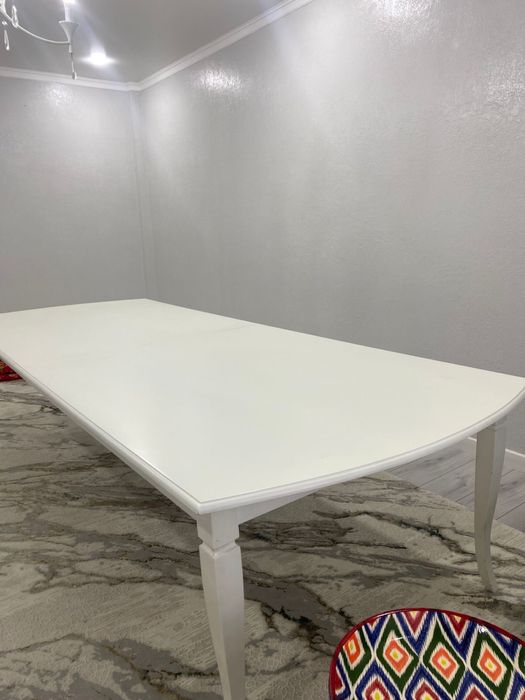 Стол белый раскладной