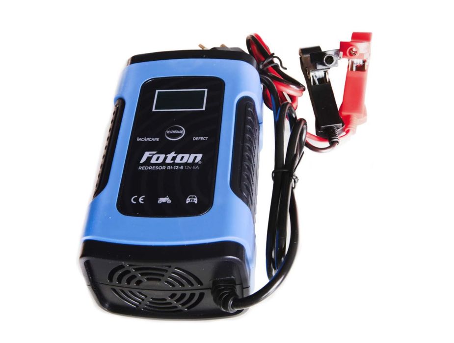 NOU ! Redresor auto și moto - Electronic inteligent 12V/6A - Sigilat