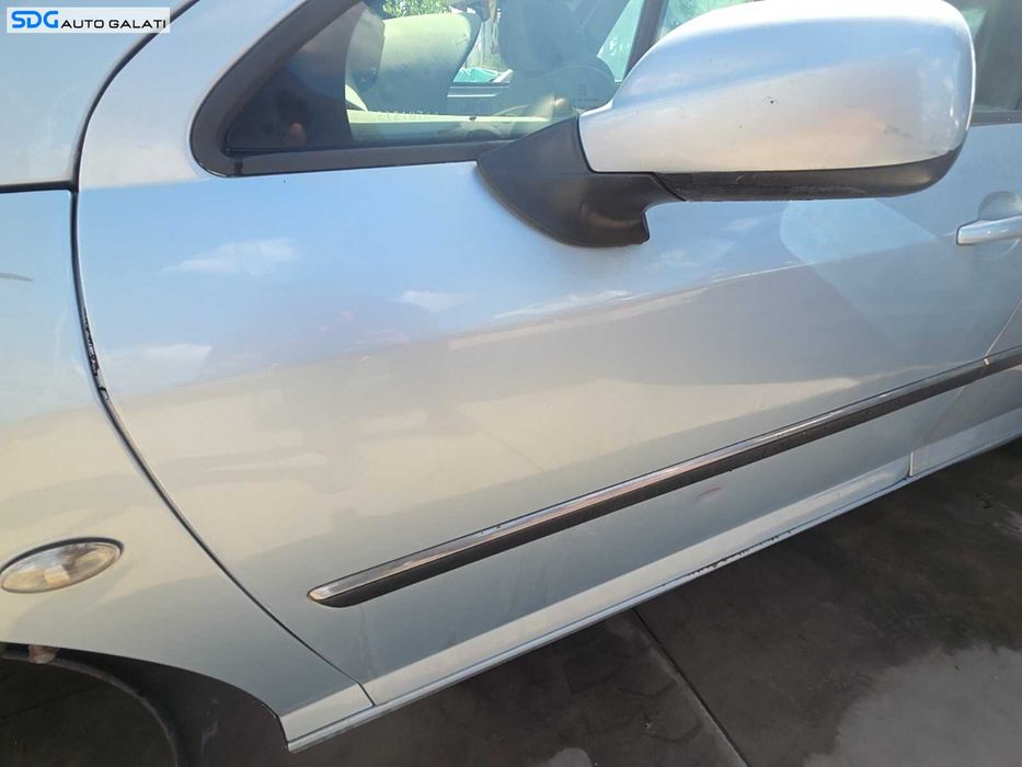 Usa Usi Portiera Portiere Stanga Fata Dezechipata Peugeot 407 SW 2004 - 2010 Culoare Albastru Azuriu EYL [Q7827]
