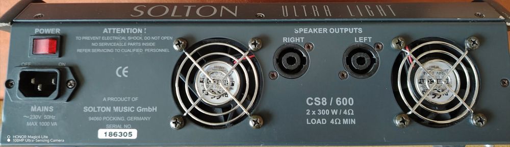 Пулт - Пауър Миксер. SOLTON - 2×300. ПЕРФЕКТЕН