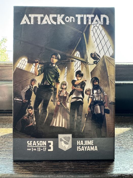 “Attack on Titan”manga bundle-season3,part1,vol.13,14,15,16,17+stories