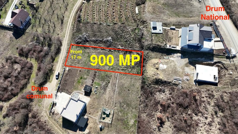 Teren intravilan 900 mp Saldabagiu - zona Hanul Pescarilor