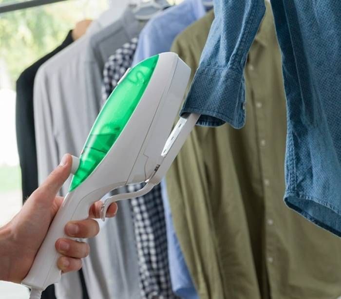 Fier de calcat pe verticala. Albastru. Nou!