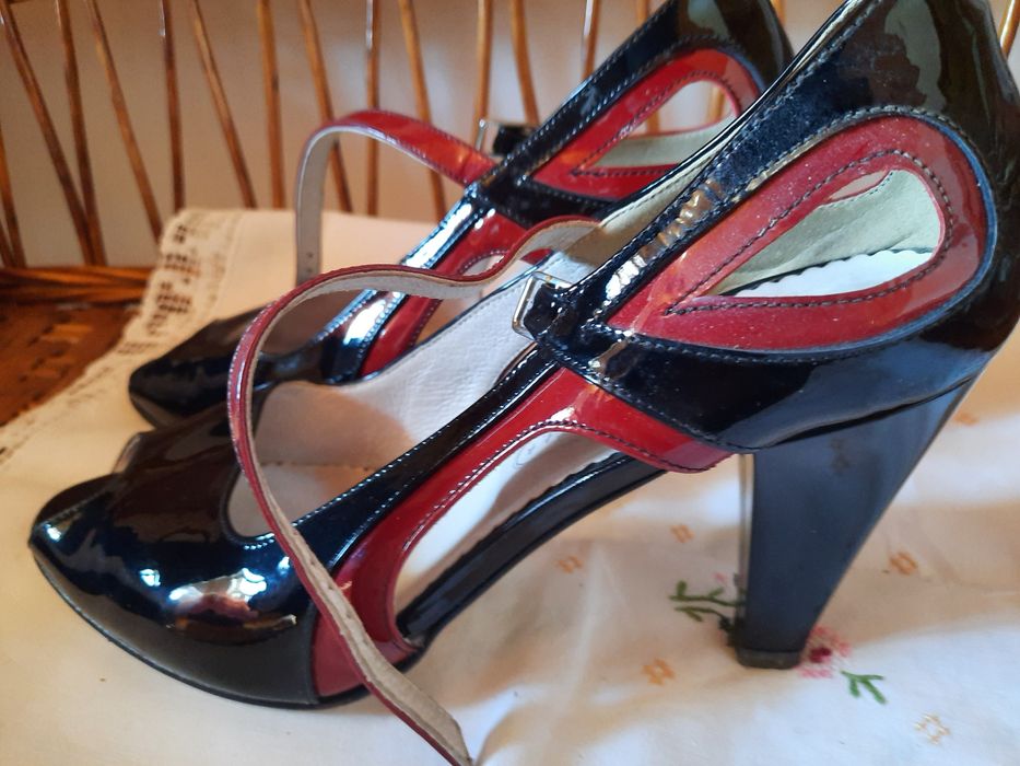 Pantofi full piele naturala