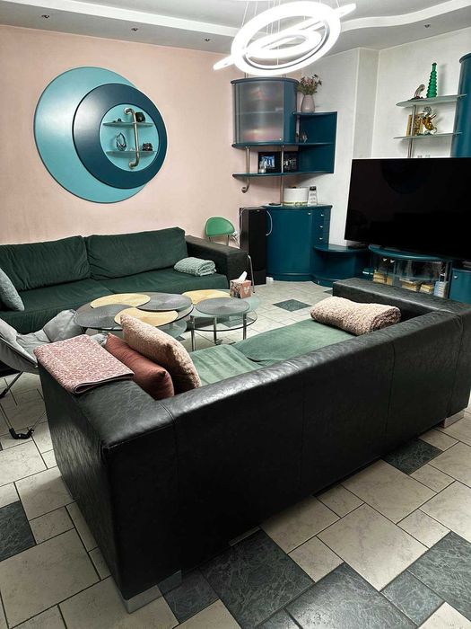 Дивани, голям неразтегателен и малък разтегателен