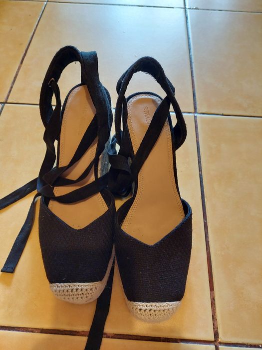 Espadrile de dama cu toc