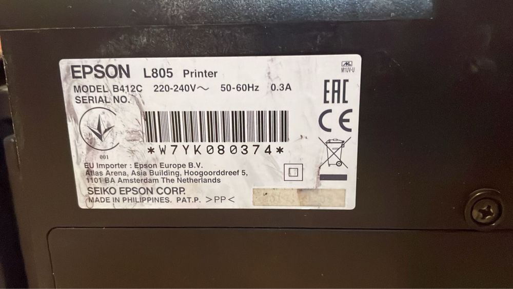 Цветной принтер Epson L805