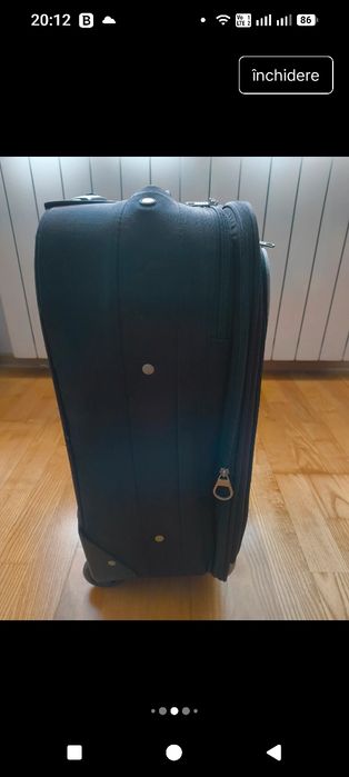 Troler de cabina cu doua roti- Passenger- Eva Trolley Schwarz/Grau