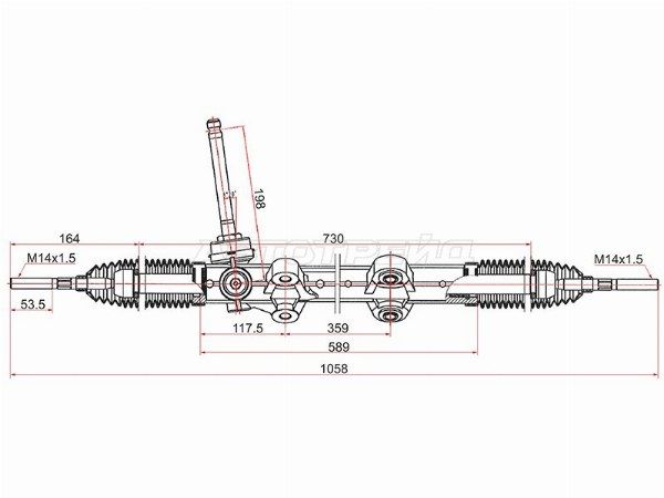 Рейка рулевая Hyundai I30