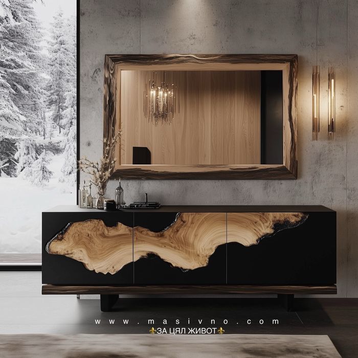 Шкаф с епоксидна смола | Комод | Скрин | Контрабюфет | Гардероб| Масив