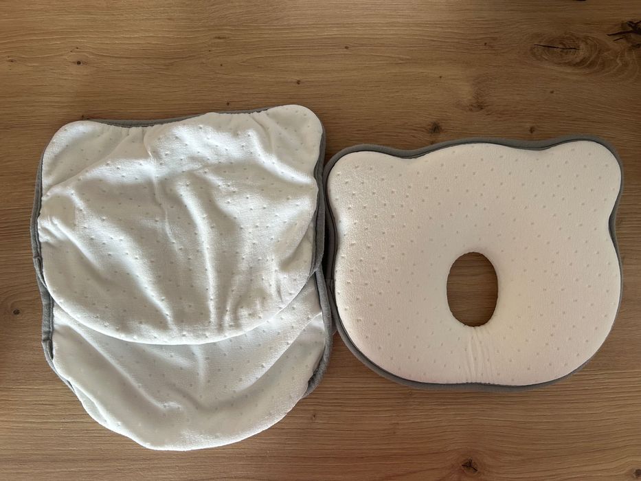 Perna bebelusi Babysnugg cu 2 huse de protectie anti plagiocefalie