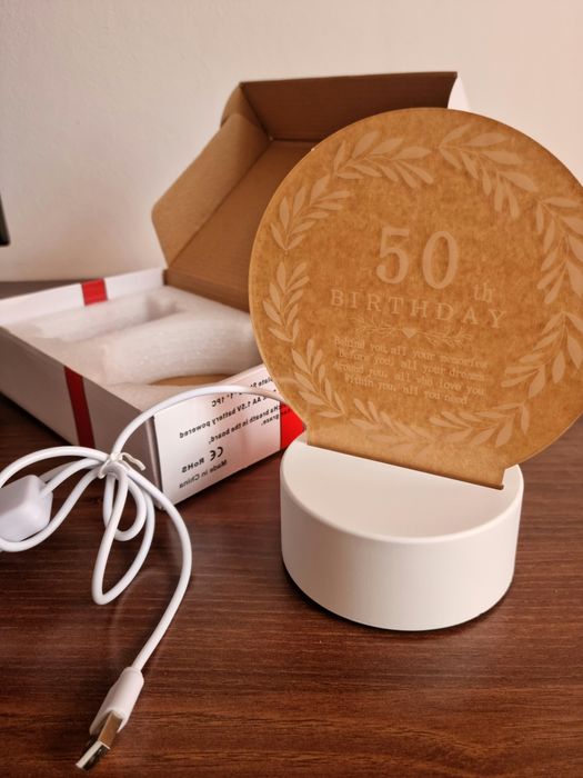 Lampa led aniversare 50 ani