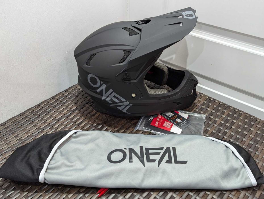 Casca moto MX/MTB / Cross Oneal Sonus, marime M si XL - negru matt