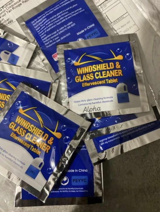 Таблетки за миене на предното стъкло на автомобила - 5бр