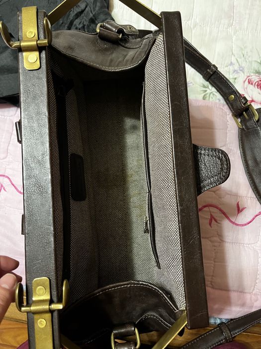 Винтажная сумка кожанная