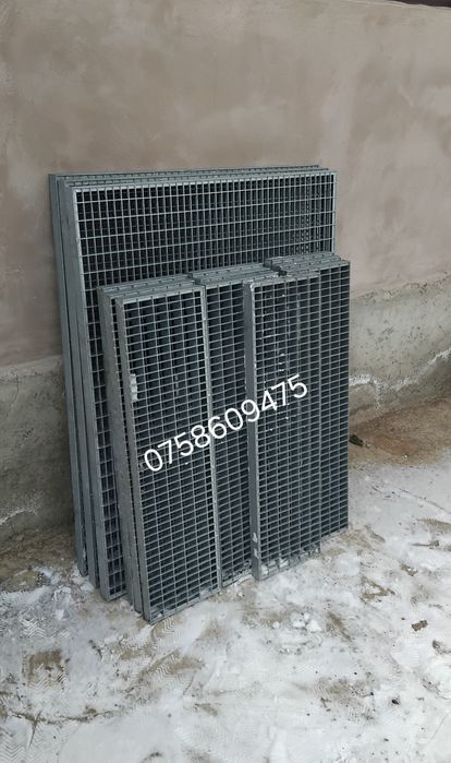 Trepte 'grilaje zincate 80x117