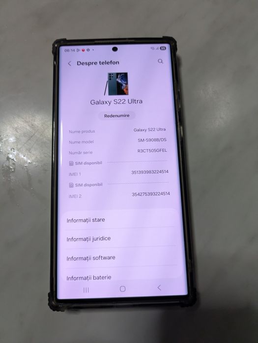 Samsung s22 Ultra -128 GB -12 GB RAM