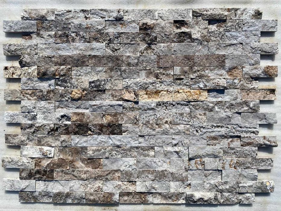 Travertin Silver Scapitat  15 x 5 x 2 cm 95.71 +TVA / mp