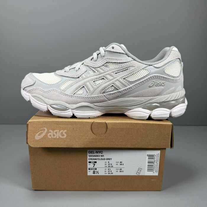 ASICS GEL-NYC Cream/Cloud Grey.