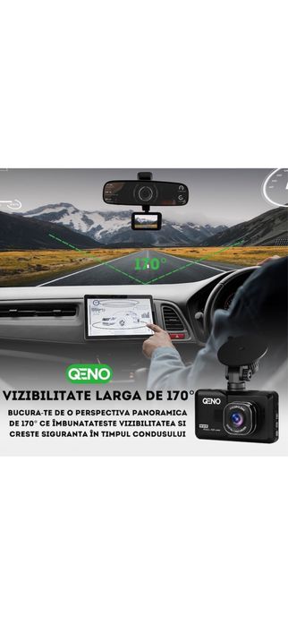 Cameră video de bord Qeno® Full HD 1080P – Nouă