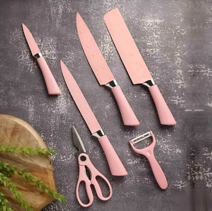 Тенджери + комплект ножове