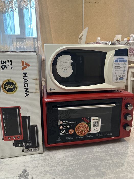 Печь MAGNA + микроволновая печь