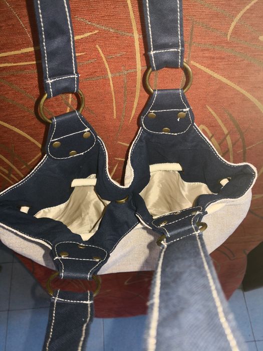 Дамска чанта от плат. Нова