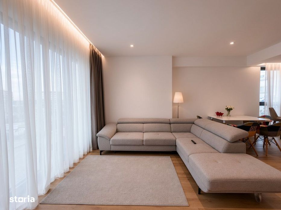 Apartament luminos cu 3 camere și terasă | One Herăstrău Towers